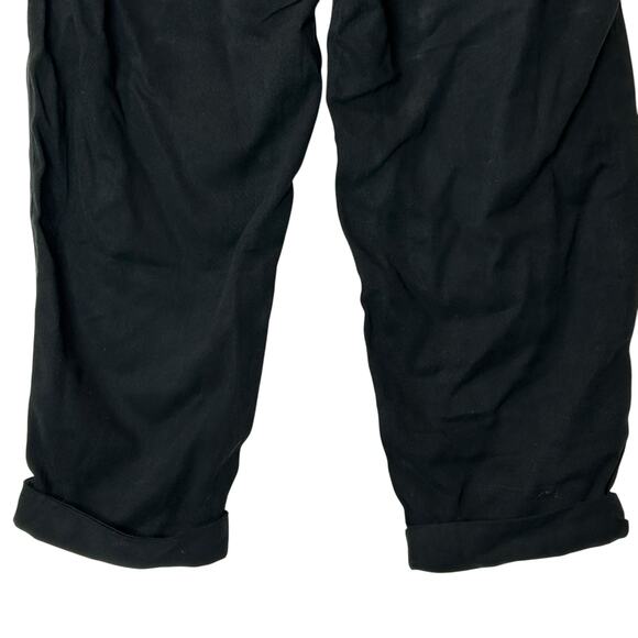 Everlane The Tencel Relaxed Chino Pants Black High Rise Women's 4 NWT Pockets - Picture 10 of 13